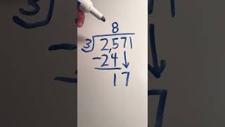 Long Division Example [upl. by Strage]