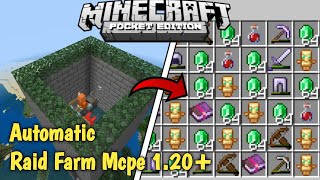 Automatic RAID FARM 120 MCPE TUTORIAL  GAMERFRONX [upl. by Akiraa]