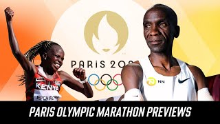 Who Will Win in Paris  Our 2024 Olympic Marathon Previews [upl. by Yedorb540]