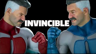 MK1 OmniMan VS OmniMan  All Mirror Match Intros  Invincible TV Show References [upl. by Assirat251]