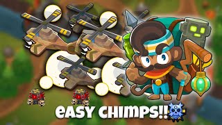 BEAT RAVINE CHIMPS EASY  BTD6 GUIDE 363 [upl. by Yrek]