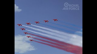 Her Majesty The Queens Platinum Jubilee Flypast [upl. by Vinna]