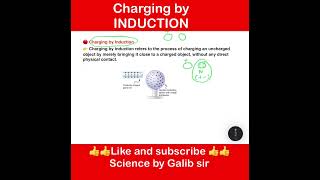 charge by induction galibsir physics ncertscience shorts [upl. by Lleral]