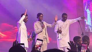 Nathaniel Bassey Asks MOSES BLISS amp MARIE to Pray for All SINGLE LADIES amp GENTS at DOMINION PRAISE24 [upl. by Mcclees]