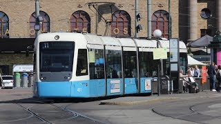 Spårvagn Göteborg 2017 M31 M32 Tramway Gothenburg [upl. by Welsh80]