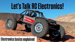 New ESC I REALLY Like Electronics Explained Axial Capra Crawling [upl. by Kato]