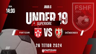 SUPERIORE U19  PARTIZANI  SKENDERBEU [upl. by Lissi]