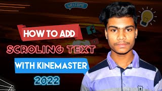 HOW TO ADD SCROLLING TEXT IN A VIDEO  2022 TUTORIAL [upl. by Eruza934]