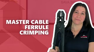 A StepbyStep Guide to Crimping Cable Ferrules with Hand Tools [upl. by Ailedo]