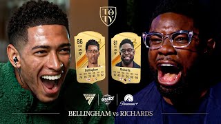 Jude Bellingham vs Micah Richards in FC 24 with a FORFEIT  CBS Sports Golazo [upl. by Georgeanne]