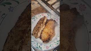 Chops are done food cooking asmr pork [upl. by Alyakem]