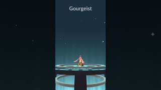 Getting a Gourgeist in Pokemon Go pokemon pokemongo pokémon [upl. by Jordain]