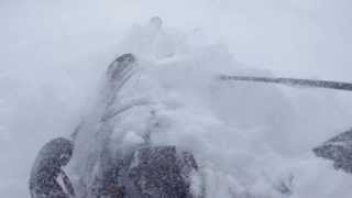 Avalanche  Chopok  Jasna  Dereše  Slovakia  13022014 [upl. by Vizzone]