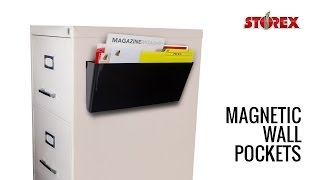 Storex  Magnetic Wall Pocket [upl. by Okir]