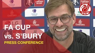 FA Cup Shrewsbury vs Liverpool  Jurgen Klopp Press Conference [upl. by Limann]