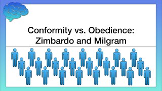 Conformity vs Obedience – Zimbardo and Milgram [upl. by Oinigih]