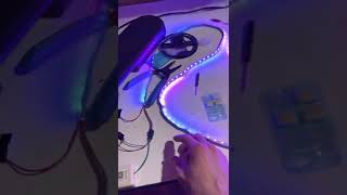 SP107E pixel IC led controller troubleshooting with WS2812B led strip [upl. by Ottillia]