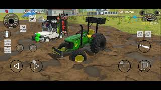 Jondher Tractor and Dj Dono Fass gaye Kichad Me Kichad se Bahar Kaise Nikale  trending gameplay [upl. by Maighdiln398]