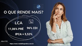 O que é melhor na Renda Fixa em 2024 Prefixado CDISelic ou IPCA → 25092024  Vídeo 134 [upl. by Noreht]