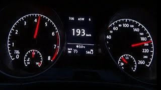 VW Touran 12 TSI Acceleration 0190 Top Speed Test [upl. by Yarised]