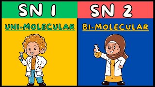 SN1 and SN2 Reactions  Nucleophilic Substitution Reactions  Organic Chemistry [upl. by Recha989]