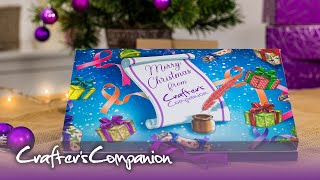 Crafters Companion 2019 Christmas Advent Calendar [upl. by Aihtnyc124]