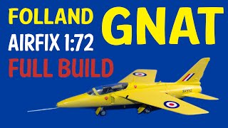 FOLLAND GNAT Airfix Gift Set  how to make it [upl. by Isahella]