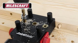 Milescraft 1332 JointMate™ Overview  Handheld Dowel Jig for Corner Edge and Surface Joints [upl. by Eicram645]