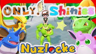 Beating a Nuzlocke Only using Shiny Pokemon [upl. by Vally]