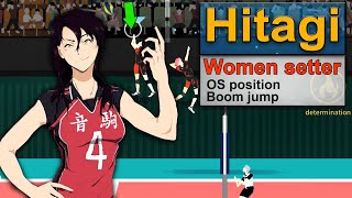 The Spike Volleyball 3x3 Hitagi Women setter Im playing for a setter Setter gameplay [upl. by Ahsiliw262]