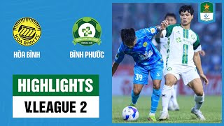 Highlights Hòa Bình  Bình Phước  Công Phượng bị quotphong ấnquot những vị khách may mắn thoát thua [upl. by Kalagher]