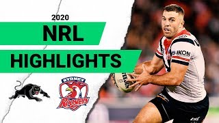 Panthers v Roosters Match Highlights  Round 1 NRL 2020  National Rugby League [upl. by Declan477]