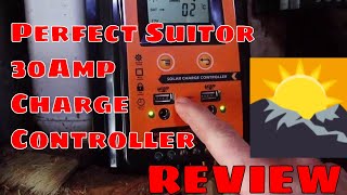 Perfect Suitor Solar Charge Controller Review  30 on Ebay Any GOOD [upl. by Eilyk613]