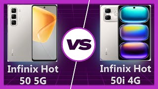 Infinix Hot 50i vs Infinix Hot 50 Detailed comparison [upl. by Eatton80]