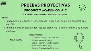 PA2  PRUEBAS PROYECTIVAS [upl. by Irma]