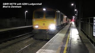 Ludgershall MOD train  03032020 [upl. by Aerdnat]