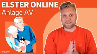 Anlage AV in ELSTER online  ELSTER online Tutorial zur Steuererklärung 2022 [upl. by Quinlan623]