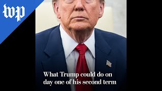 What Trump could do on day one of his second term [upl. by Annawaj]