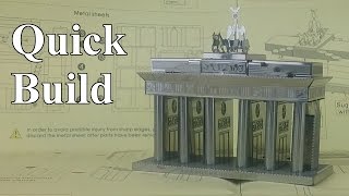 Quick Build  Brandenburg Gate [upl. by Anilejna]