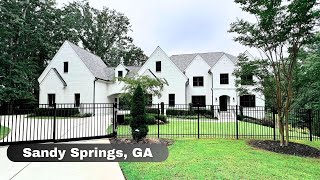 MUST SEE 9700 Sq Ft Home For Sale  6 Bedrooms  75 Bathrooms 2 Acres  Sandy Springs GA [upl. by Eelsha]