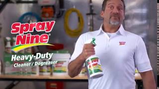 Spray Nine® Heavy Duty Cleaner  Degreaser  Disinfectant [upl. by Vashti]