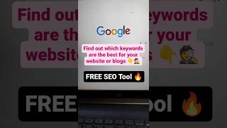 Free Keyword Research Tool  maximize your websites potential seotools keywords onpageseo [upl. by Enirol]