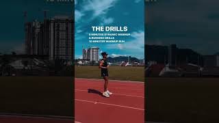 The Drills amp Fartlek Run 🤍 shorts [upl. by Akemor]