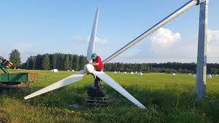 5KW WIND TURBINE [upl. by Byrom]