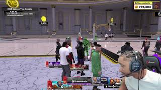 99 TO VET 2 NBA 2K25 BEST SHOT CREATOR DRIBBLE GOD ONA HUGE STREAK ON THE 2S COURTDOING GIVEAWAYS [upl. by Mathe]