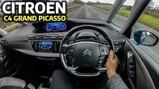 CITROEN C4 GRAND PICASSO EXCLUSIVE  POV TEST DRIVE amp REVIEW UK [upl. by Dnomad621]