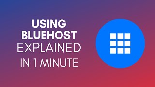 How To Use Bluehost 2024 [upl. by Amalle416]