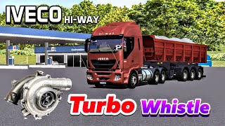 IVECO Hi Way Stralis Turbo Whistle [upl. by Onaivatco]