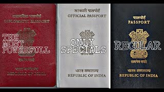 Three Types of Indian PassportWhat are the Differences [upl. by Eri291]