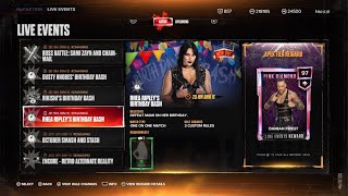 WWE 2K24 Rhea Ripleys Birthday Bash MyFACTION Live Event [upl. by Yojal]